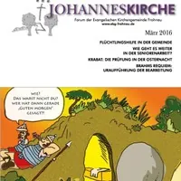 Titelbild der Johanneskirche-Publikation, mittelalterliches Kunstwerk, April 2016.